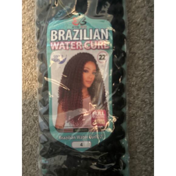NIP Bobbi Boss Brazilian Water Curl Black 22" Crimped Curls Natural Texture - Picture 5 of 5